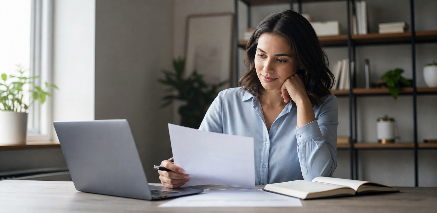 Candidate preparing final interview questions to ask